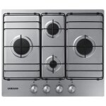 Samsung elettrodomestici na64h3110bs plateau de cuisson  gaz de 60 cm inox
