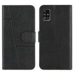 Samsung galaxy a51 4g housse en cuir portefeuille � rabat t�l�phone portable pochette �tui de protectionnoir ...