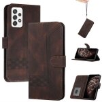 Pour samsung galaxy a52s 5g - a52 4g - 5g 6. 5 etui en pu cuir housse t�l�phone style d�poli r�tro de ...