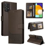 Pour samsung galaxy a52 5g - a52s 5g 6. 5 housse tui [marron] housse tlphone magntique flip pu en ...