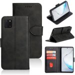 Pour samsung galaxy note 10 lite noir pu cuir magntique flip stand protecteur coque etui housse pour ...