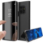 Pour samsung galaxy s10 plus clear view etui  rabat cover flip case housse translucide miroir antichoc ...