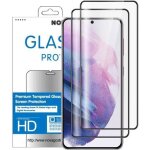 Pour samsung galaxy s21 ultra 5g - 2 films de protection cran vitre verre tremp incurv 3d [novago] ...