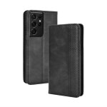 Pour samsung galaxy s21 ultra 5g 6. 8 pochette etui housse cuir  clapet avec fermeture magntique et ...