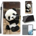 Pour samsung galaxy s23 5g etui panda pattern housse tlphone cuir tui  rabat avoir bquillefermoir ...