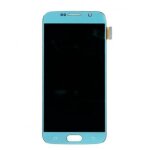 Samsung galaxy s6 ecran lcd + vitre tactile bleu