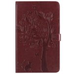 Pour samsung galaxy tab a6 10. 1 sm - t580 t585 tablette housse étui à rabat marron chats et arbre pu ... Pour samsung galaxy tab a6 10. 1 sm - t580 t585 tablette housse étui à rabat marron chats et arbre pu ...