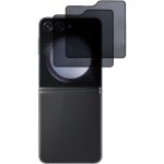 Pour samsung galaxy z flip5 5g / z flip6 / z flip7 fe - 2 films protection �cran verre tremp� confidentiel ...