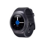 Samsung gear s2 42 mm gris fonc montre intelligente avec bande lastomre noir 1. 2 4 go wi - fi nfc ...