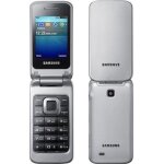 T�l�phone mobile (clapet) - samsung - gt c3520 - gris m�tallique - edge - appels et sms