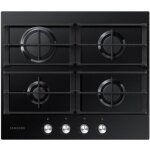 Samsung na64h3010ak intgr cuisinire  gaz verre noir fonte 1000 w
