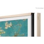 Tlviseur - samsung - the frame 55 - cadre personnalisable - bois clair - design contemporain