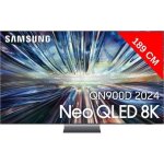 Tv qled - samsung - tq75qn900d - 8k - 75 pouces - smart tv tizen