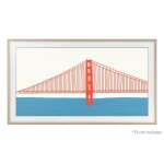 Lunette tv - samsung - vg - scfa43bebxc - 43 pouces - marron clair - plastique