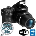 Samsung wb1100f noir - ccd 16mp zoom 35x appareil photo num�rique bridge