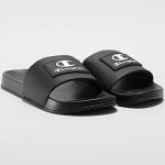 Sandales homme - champion - arubo s22051. kk001 - noir - boucle de serrage - tige en cuir synthtique ...