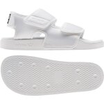 Sandale - adidas originals - adilette 3. 0 - blanc - synth�tique - scratch
