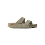 Sandale - birkenstock - arizona - beige - homme - cuir - boucle de serrage