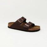 Sandales birkenstock arizona bf marron pour femme - boucle en mtal couleur cuivre