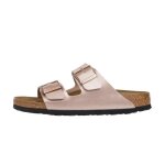 Sandale birkenstock arizona bf - marron - tige en cuir - bourrelet décartement aux orteils Sandale birkenstock arizona bf - marron - tige en cuir - bourrelet décartement aux orteils
