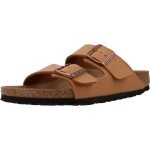 Sandales birkenstock arizona bfbc - femme - marron - talon 2 cm