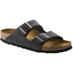 Sandales birkenstock arizona en cuir huil� pour femmes �troites