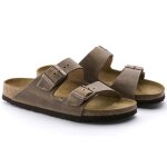 Sandales birkenstock arizona en cuir marron pour homme - pointure 43