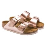 Sandales birkenstock arizona electric metallic enfants