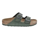 Sandales birkenstock arizona pour homme - gris - boucle de serrage