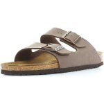 Sandales birkenstock arizona marron homme - dessus en nylon - semelle synthtique de haute qualit