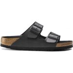 Sandale - birkenstock - arizona - noir - dessus en birko - flor� - confort l�gendaire