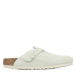 Sandales birkenstock boston bs - birkenstock - mixte - cuir - marron - modern suede antique white