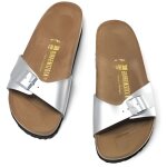 Sandales birkenstock madrid argent pour femme - collection printemps - eté Sandales birkenstock madrid argent pour femme - collection printemps - eté