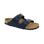 Sandales birkenstock mixte - cuir bleu - boucle de serrage - lit de pied en liège naturel Sandales birkenstock mixte - cuir bleu - boucle de serrage - lit de pied en liège naturel