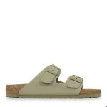 Sandales - birkenstock - unisexe - kaki - tige basse - talon plat Sandales - birkenstock - unisexe - kaki - tige basse - talon plat