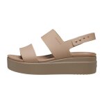 Sandales  bride crocs brooklyn low wedge - latt