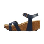 Sandales compens�es cuir plakton so final - marine