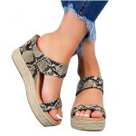Sandales compenses femme - marque - bout ouvert - plateforme - talon compens - semelle epaisse
