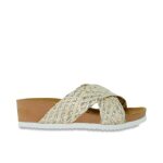 Sandales compens�es gioseppo bandrele 68137 pour femme - beige