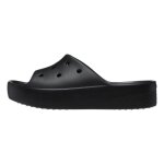 Sandales crocs classic platform slide noir femme - crocs -  enfiler - lgret - confort  360 degrs ...
