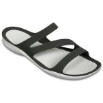Sandales crocs swiftwater pour femme - gris - bride - polyvalentes et confortables