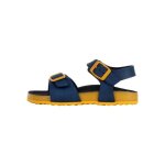 Sandale cuir geox ghita - bleu / jaune