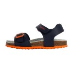 Sandale cuir geox ghita - navy - orange sombre