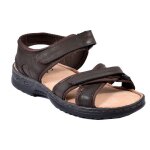 Sandales en cuir pour homme ozabi - semelle soft touch - fd2302 coffee