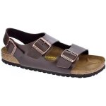 Sandales en cuir marron