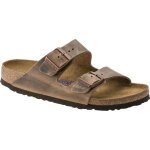 Sandales en cuir marron