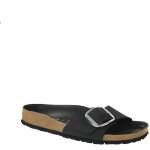 Sandales - birkenstock - madrid big buckle - cuir noir - boucle de serrage - talon plat Sandales - birkenstock - madrid big buckle - cuir noir - boucle de serrage - talon plat
