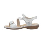 Sandales cuir rieker cristallino - argent