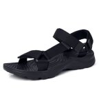 Sandales dcontractes pour hommes - ecelen - noir - tongs dt antidrapantes