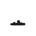 Sandales desigual aries half logo - noir - femme - bride - confort exceptionnel